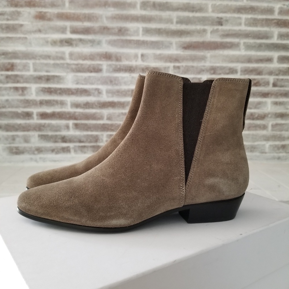 Isabel Marant Etoile Patsha Taupe Suede Booties 36